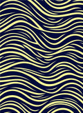 Bold Wavy Stripe Pattern Design Rug