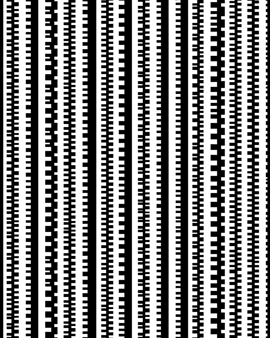 Bold Vertical Stripe Geometric Pattern Rug