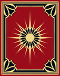 Radiant Sun Geometric Design Rug