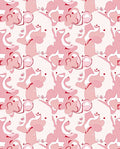 Abstract Pink Swirl Pattern Design Rug