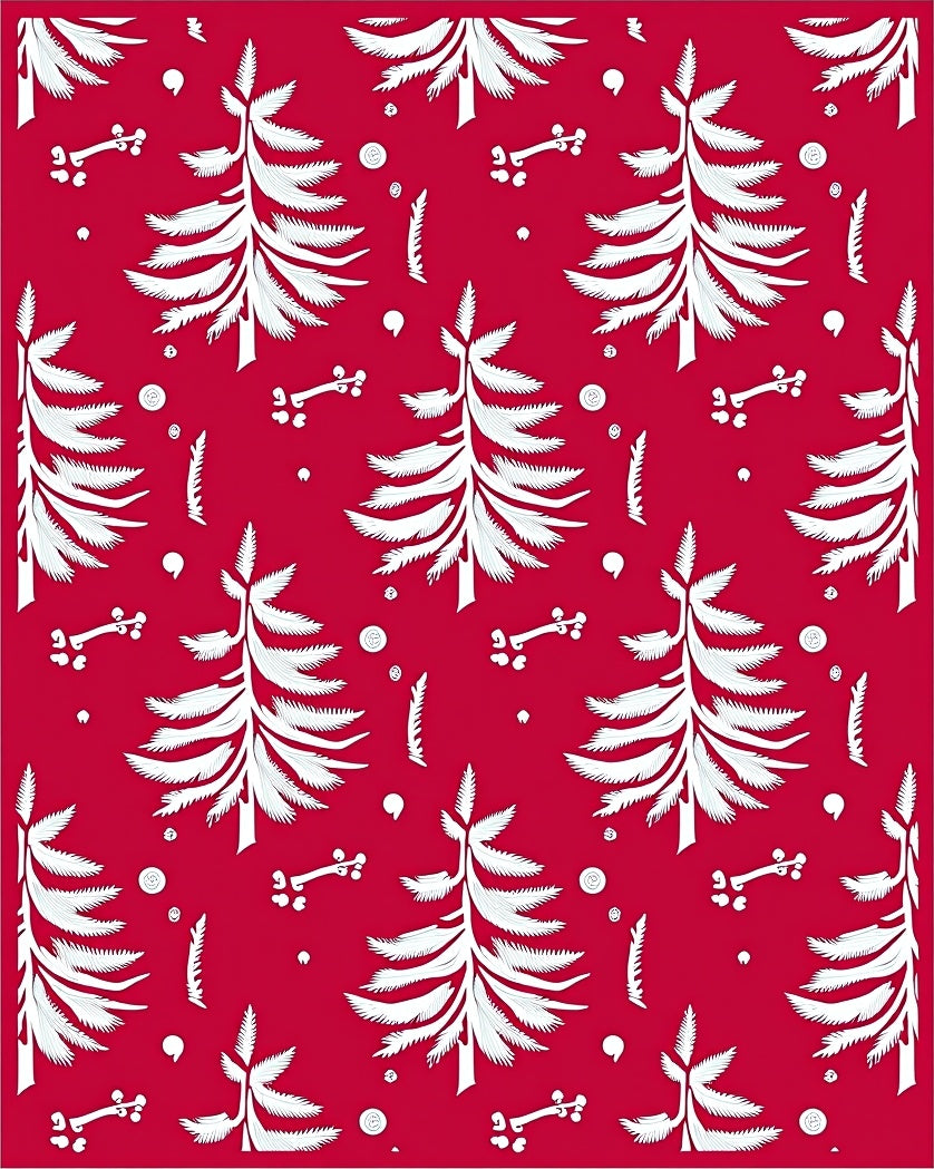 White Pine Contrast Christmas Rug