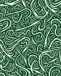 Abstract Swirls Triangle Pattern Rug