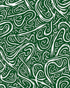 Abstract Swirls Triangle Pattern Rug