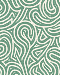 Abstract Curving Lines Pattern Rug