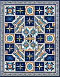 Ornate Geometric Tile Inspired Rug