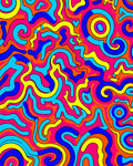 Bold Swirl Abstract Pattern Rug