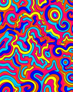 Bold Swirl Abstract Pattern Rug