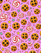 Candy Cookie Pink Sweet Stars Rug