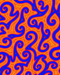 Bold Swirls Abstract Pattern Rug