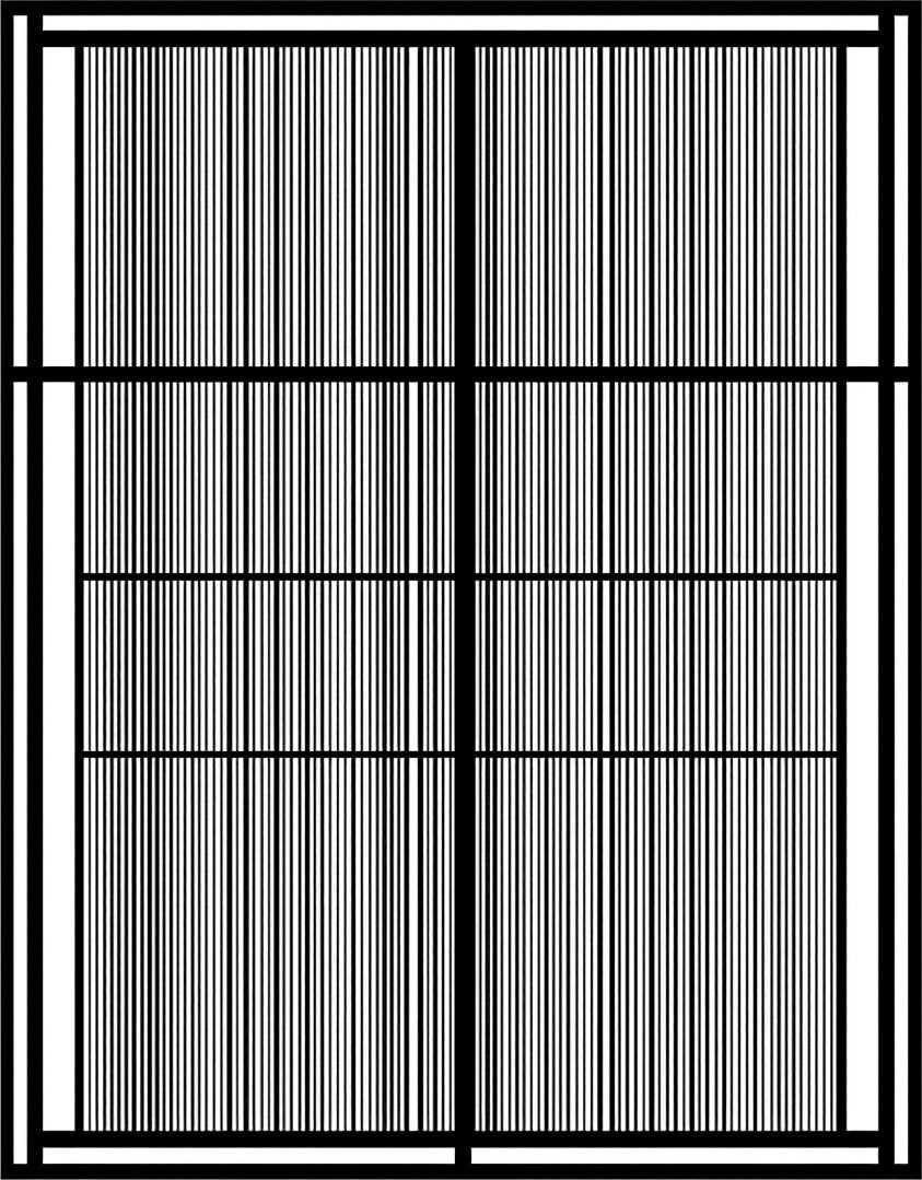 Abstract Stripe Pattern Design Rug