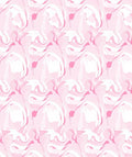 Abstract Pink Swirl Organic Pattern Rug