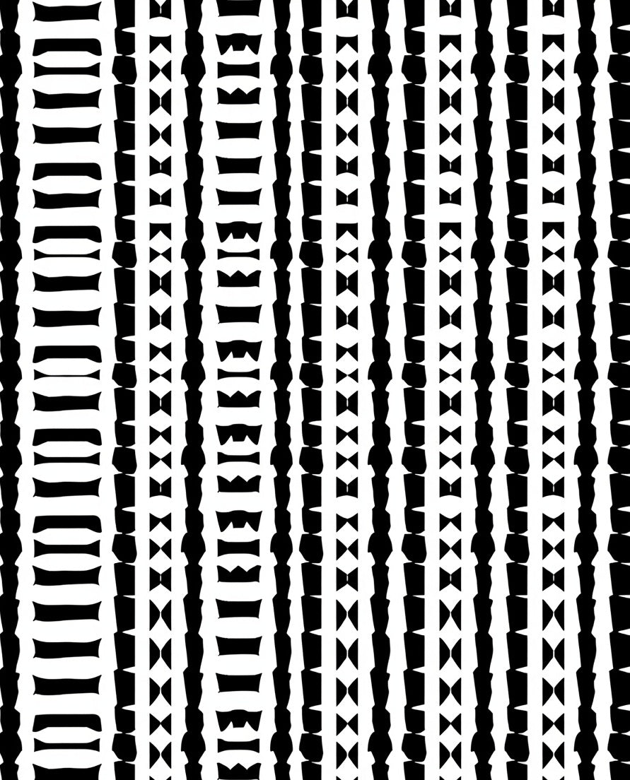 Abstract Vertical Stripe Graphic Rug