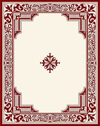 Regal Ornate Border Design Rug