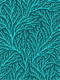 Teal Branch Pattern Design Rug