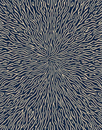 Abstract Branching Organic Pattern Rug