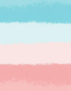 Pastel Cloud Stripe Abstract Rug