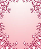 Whimsical Stars Delightful Swirl Pattern Rug