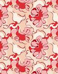 Abstract Floral Swirls Pattern Rug