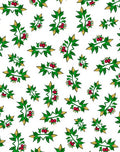 Green Red Berry Foliage Arrangement Rug