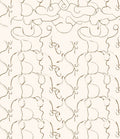 Line Art Organic Abstract Pattern Rug