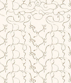 Line Art Organic Abstract Pattern Rug