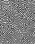 Abstract Line Art Maze Pattern Rug