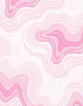 Soft Pink Swirl Marble Pattern Rug