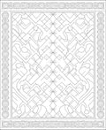 Bold Abstract Geometric Pattern Rug