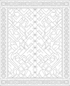 Bold Abstract Geometric Pattern Rug