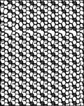 Monochrome Geometric Hexagon Art Rug