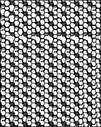Monochrome Geometric Hexagon Art Rug