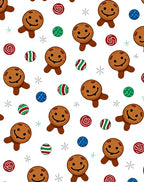Holiday Gingerbread Man Candy Collection Rug
