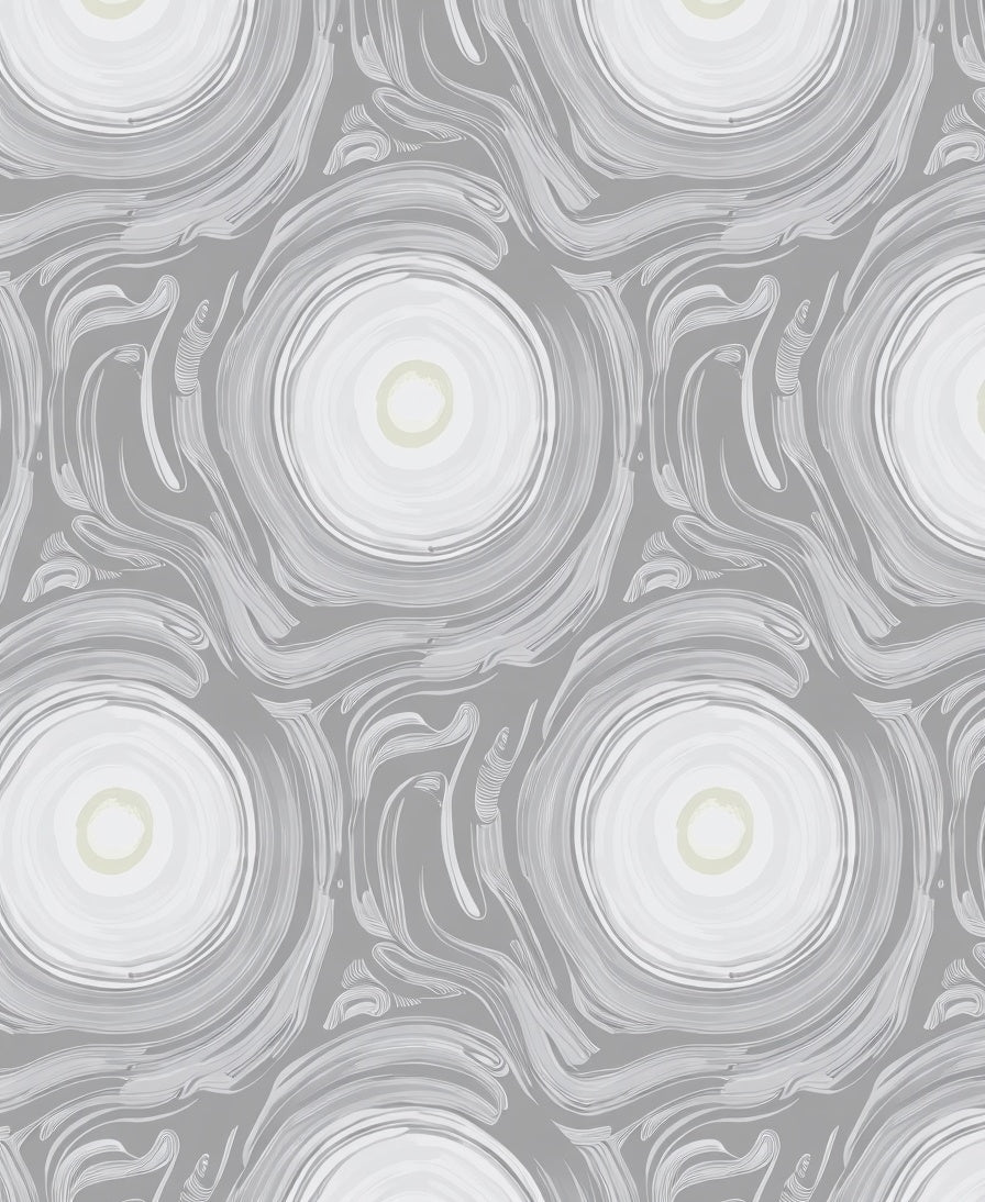 Modern Abstract Swirls Pattern Rug