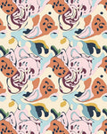 Abstract Organic Shapes Pattern Rug