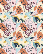 Abstract Organic Shapes Pattern Rug