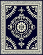 Classic Mandalas With Floral Accents Rug