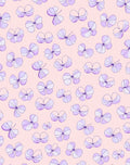 Lavender Lilac Floral Print Rug