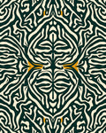Abstract Zebra Patterned Design Rug
