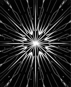 Starburst Radial Abstract Pattern Rug