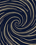 Navy Swirl Abstract Line Design Rug