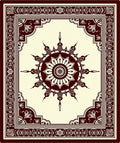 Ornate Starburst Vintage Inspired Rug