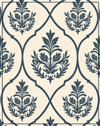 Classic Floral Damask Pattern Rug