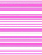 Pink White Wide Stripe Pattern Rug