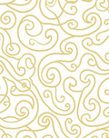 Golden Swirl Contemporary Pattern Rug