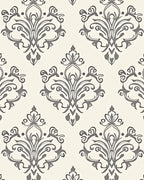 Classic Damask Floral Pattern Rug