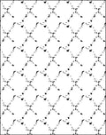 Abstract Geometric Diamond Pattern Rug