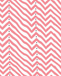 Pink Wave With 2 Rows Dots Rug