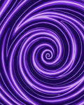 Vibrant Purple Swirl Pattern Rug