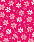 Pink Floral Delightful Pattern Rug