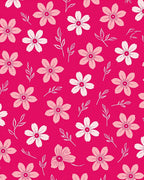 Pink Floral Delightful Pattern Rug